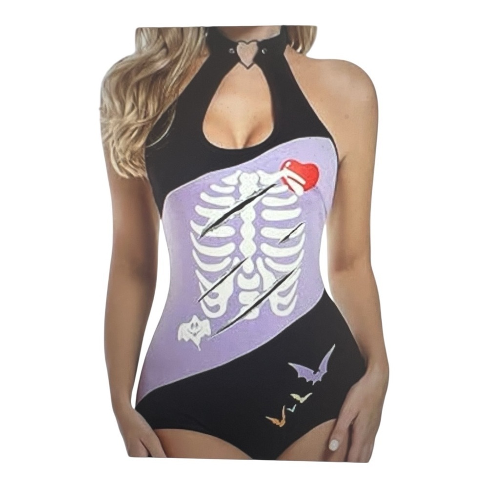 Landofgenie Women's Glow Bodysuit | Halloween XS | NWOT - Picture 7 of 9
